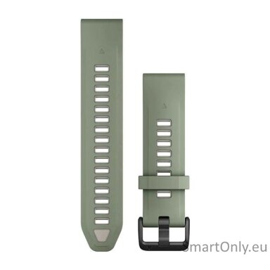 QuickFit® 20 Watch Bands, Willow/Fog Gray Silicone