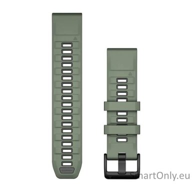 QuickFit® 22 Watch Bands, Willow/Graphite Silicone