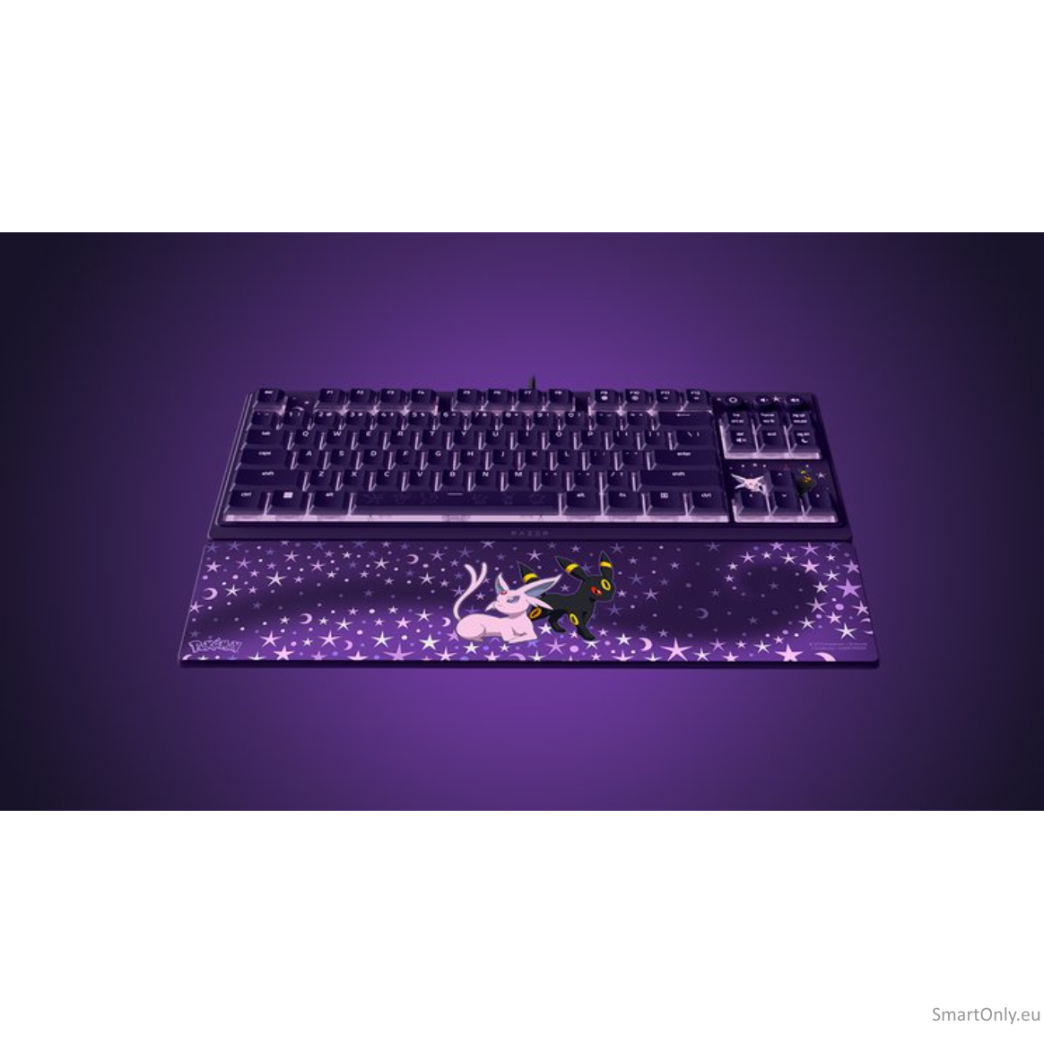 Razer Ornata V3 Tenkeyless | Gaming keyboard | Wired | US | Razer Mecha-Membrane Switches | Wrist Rest | Pokémon Espeon/Umbreon Edition 4