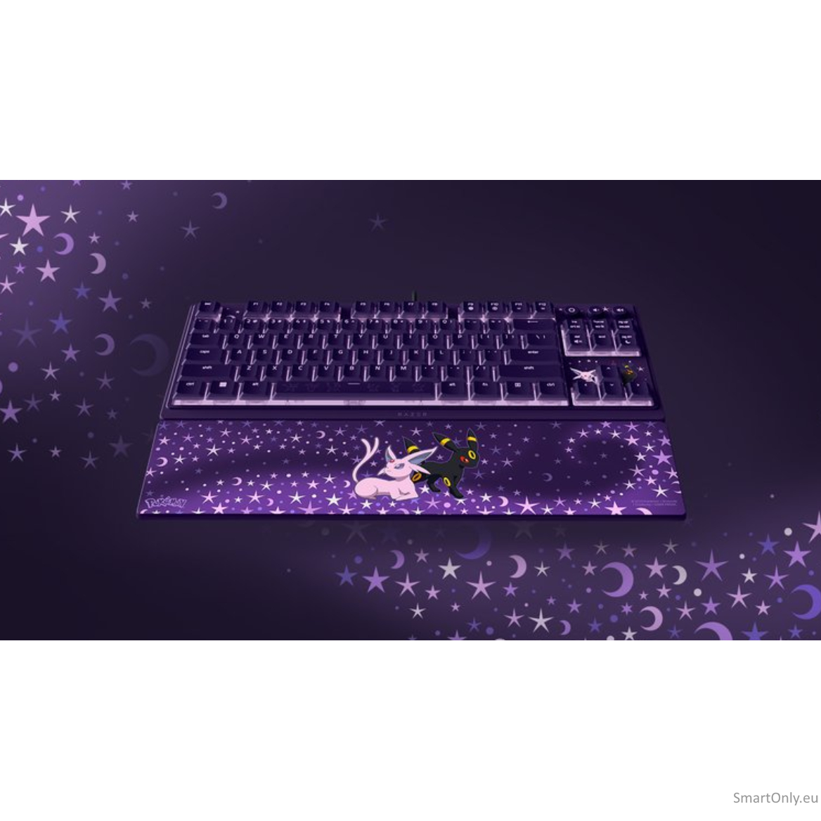 Razer Ornata V3 Tenkeyless | Gaming keyboard | Wired | US | Razer Mecha-Membrane Switches | Wrist Rest | Pokémon Espeon/Umbreon Edition 1 Razer Ornata V3 Tenkeyless | Gaming keyboard | Wired | US | Razer Mecha-Membrane Switches | Wrist Rest | Pokémon Espeon/Umbreon Edition 1