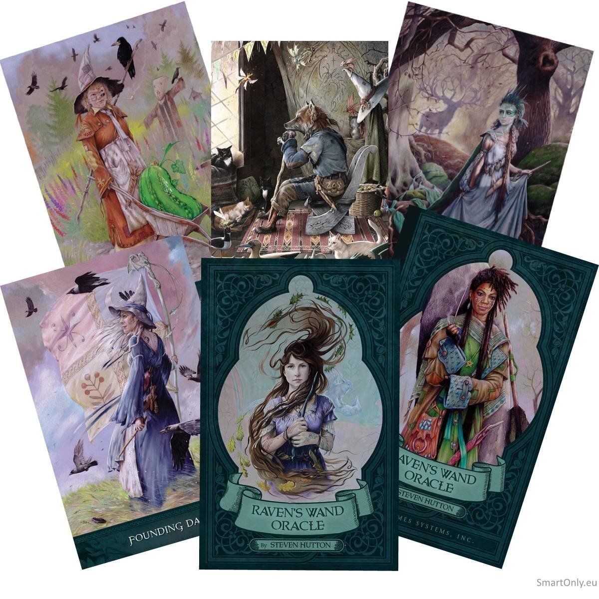 Raven's Wand Oracle kortos US Games Systems 11 Raven's Wand Oracle kortos US Games Systems 11