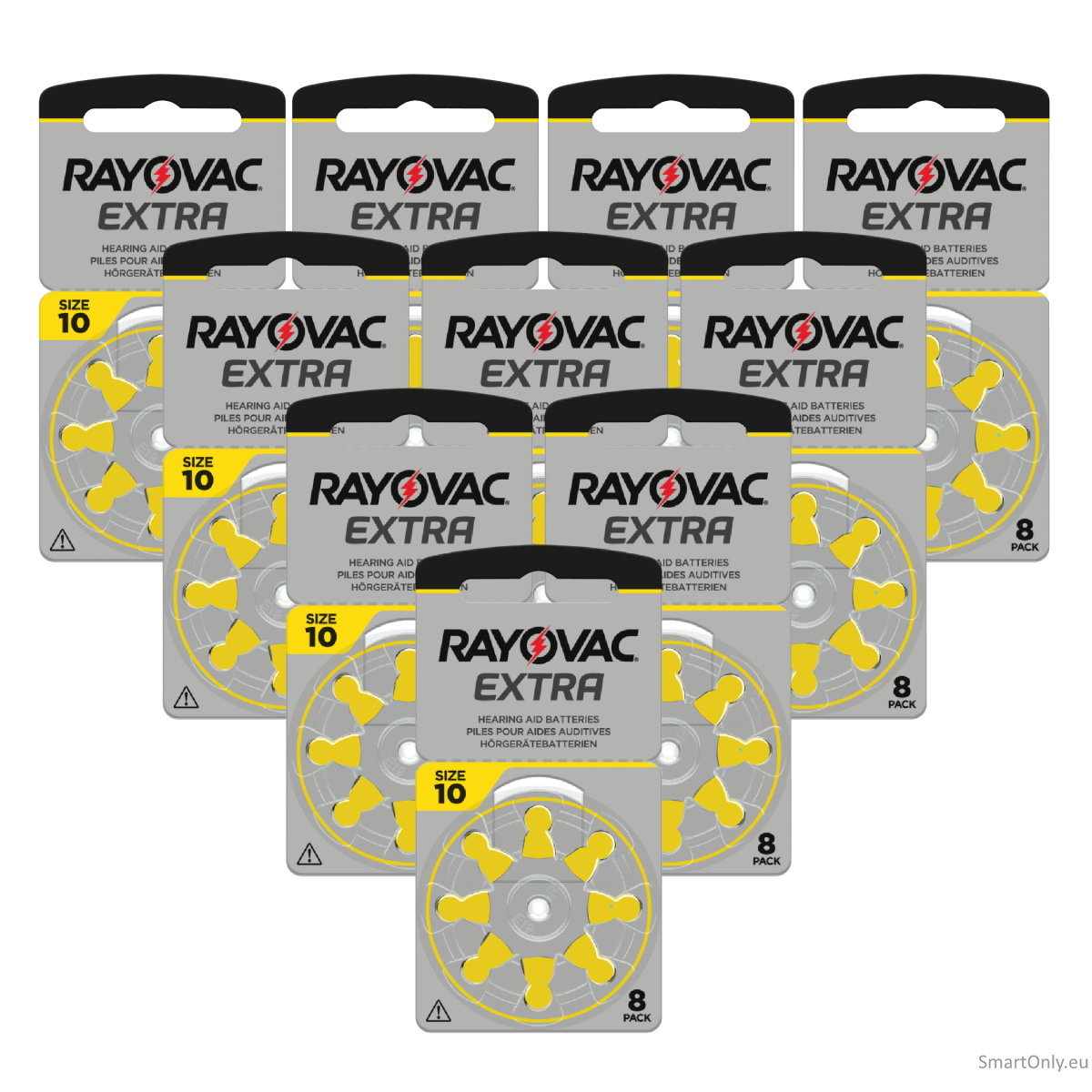Rayovac Extra 10 hearing batteries 80 pcs