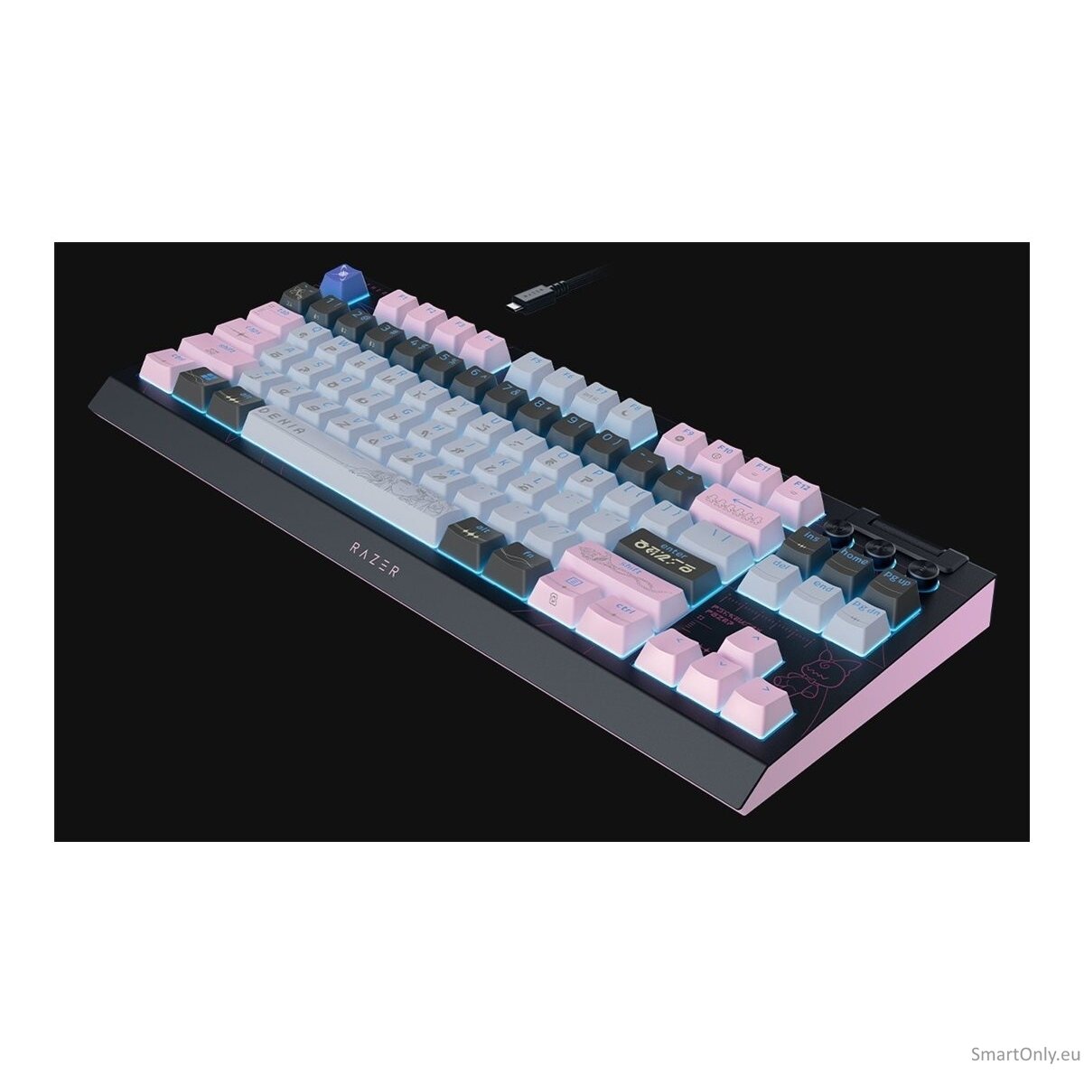 Razer | BlackWidow V4 Tenkeyless HyperSpeed | Gaming Keyboard | Wireless | US | Orange Switch | Wuthering Waves Edition 3