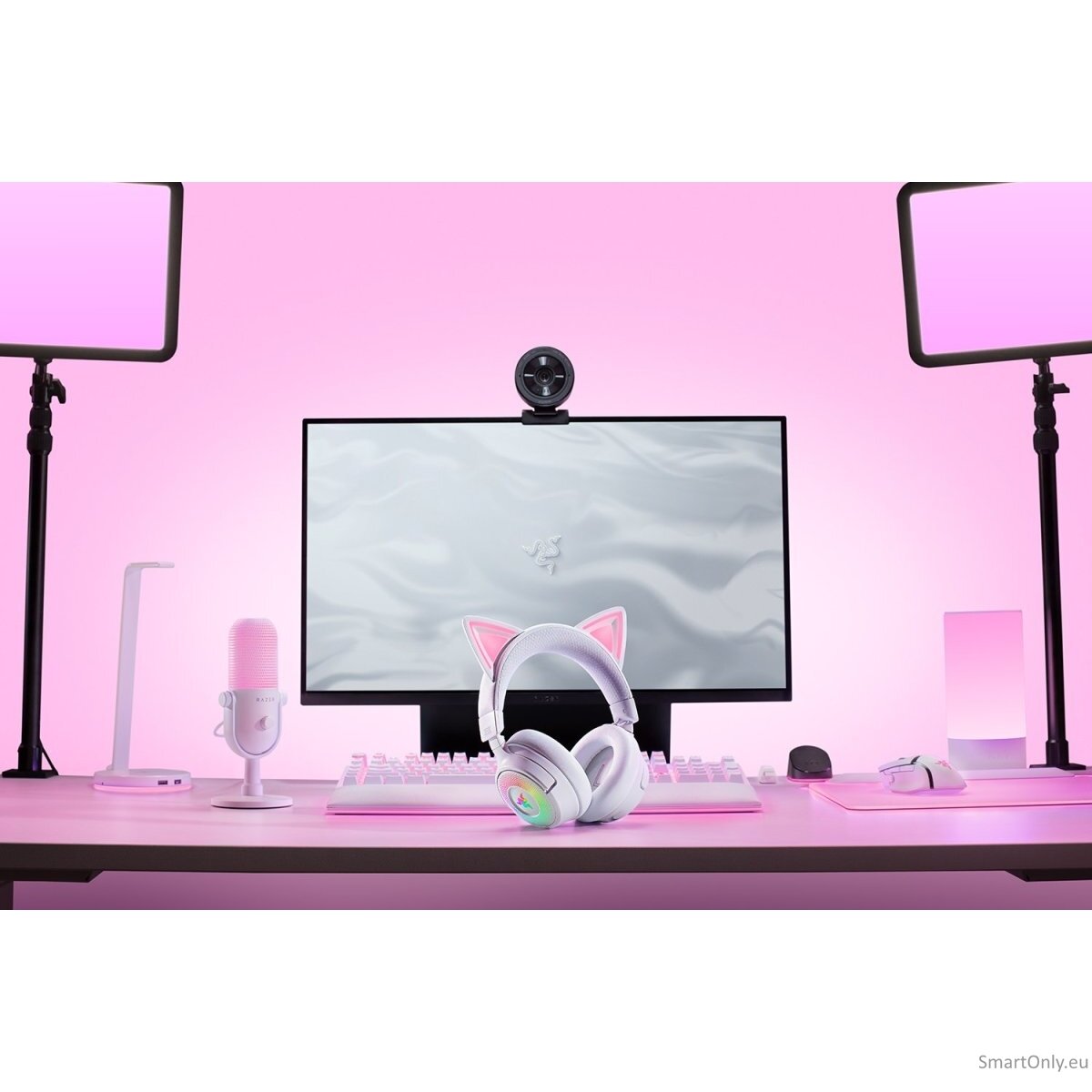 Razer Headset | Kraken Kitty V3 Pro | Bluetooth | Over-ear | Microphone | Wireless | White 5