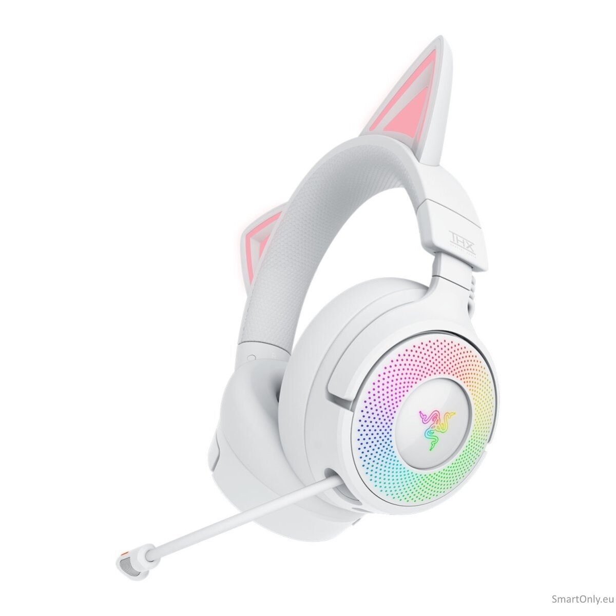 Razer Headset | Kraken Kitty V3 Pro | Bluetooth | Over-ear | Microphone | Wireless | White Razer Headset | Kraken Kitty V3 Pro | Bluetooth | Over-ear | Microphone | Wireless | White