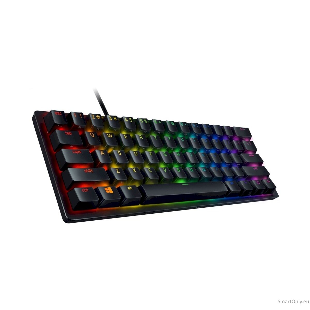 Razer Huntsman Mini 60% Gaming keyboard Opto-Mechanical Purple Switch RGB LED light NORD Wired 1 Razer Huntsman Mini 60% Gaming keyboard Opto-Mechanical Purple Switch RGB LED light NORD Wired 1