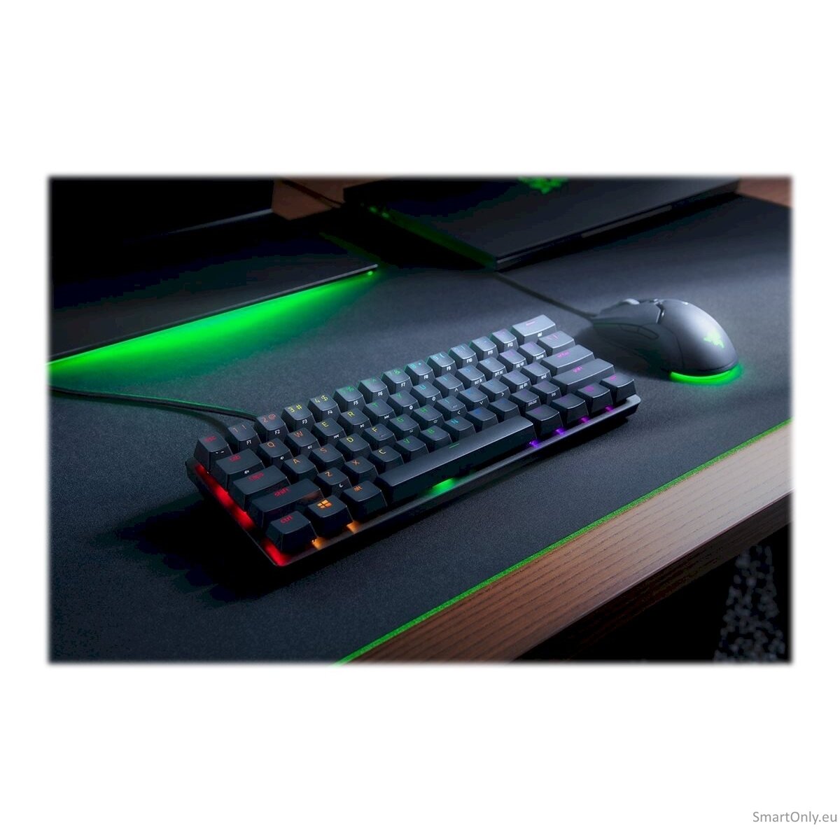 Razer Huntsman Mini 60% Gaming keyboard Opto-Mechanical Purple Switch RGB LED light NORD Wired 10