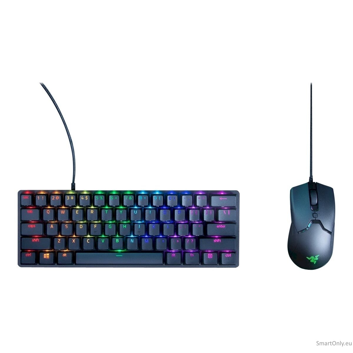 Razer Huntsman Mini 60% Gaming keyboard Opto-Mechanical Purple Switch RGB LED light NORD Wired 4 Razer Huntsman Mini 60% Gaming keyboard Opto-Mechanical Purple Switch RGB LED light NORD Wired 4