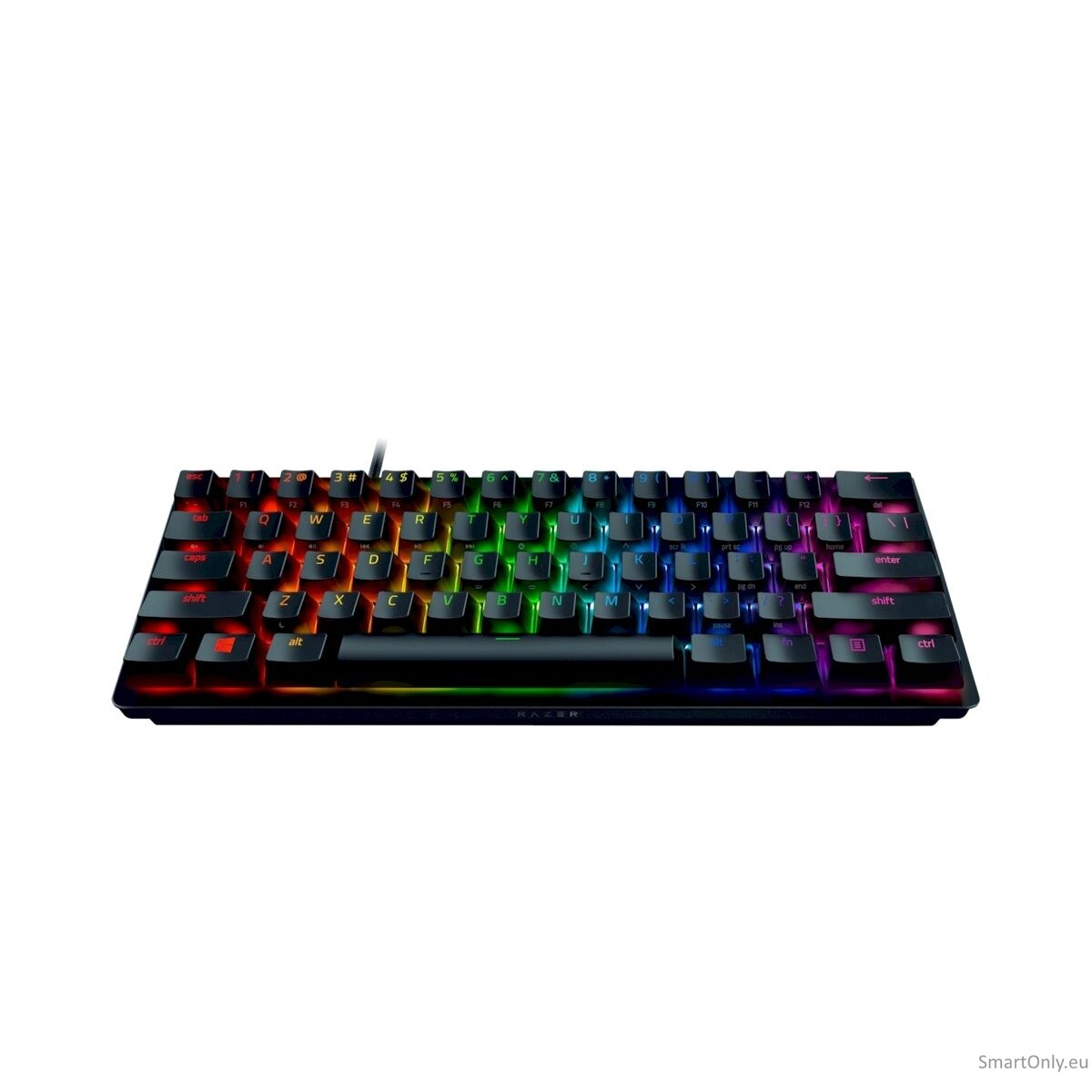 Razer Huntsman Mini 60% Gaming keyboard Opto-Mechanical Purple Switch RGB LED light NORD Wired 3