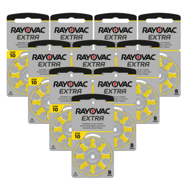 Rayovac Extra 10 hearing batteries 80 pcs Rayovac Extra 10 hearing batteries 80 pcs