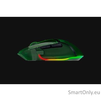Razer | Basilisk V3 Pro 35K | Gaming Mouse | Wireless/Wired | Phantom Green Edition