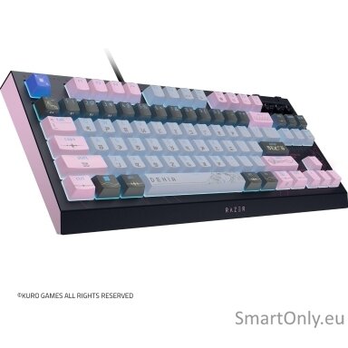 Razer | BlackWidow V4 Tenkeyless HyperSpeed | Gaming Keyboard | Wireless | US | Orange Switch | Wuthering Waves Edition Razer | BlackWidow V4 Tenkeyless HyperSpeed | Gaming Keyboard | Wireless | US | Orange Switch | Wuthering Waves Edition