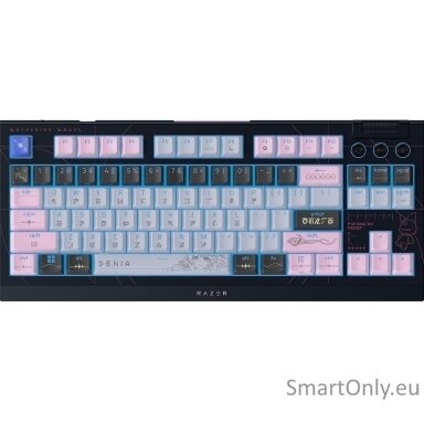Razer | BlackWidow V4 Tenkeyless HyperSpeed | Gaming Keyboard | Wireless | US | Orange Switch | Wuthering Waves Edition Razer | BlackWidow V4 Tenkeyless HyperSpeed | Gaming Keyboard | Wireless | US | Orange Switch | Wuthering Waves Edition