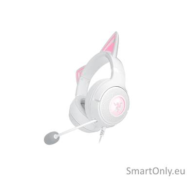 Razer Headset | Kraken Kitty V2 | Wired | Over-ear | Microphone | Noise canceling | White