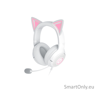 Razer Headset | Kraken Kitty V2 | Wired | Over-ear | Microphone | Noise canceling | White