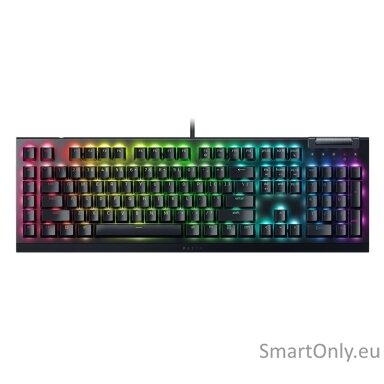 Razer | Mechanical Gaming Keyboard | BlackWidow V4 X | Mechanical Gaming Keyboard | Wired | US | Yellow Mechanical Switches (Linear) | Black Razer | Mechanical Gaming Keyboard | BlackWidow V4 X | Mechanical Gaming Keyboard | Wired | US | Yellow Mechanical Switches (Linear) | Black