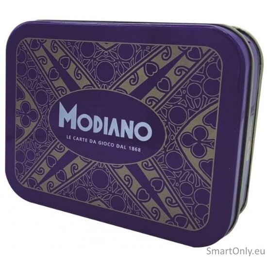 Ramino Club žaidimo kortos metalinėje dėžutėje Modiano 2 Ramino Club žaidimo kortos metalinėje dėžutėje Modiano 2