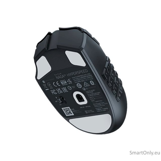 Razer Naga V2 HyperSpeed Gaming Mouse 2.4GHz, Bluetooth 	Wireless Black 7