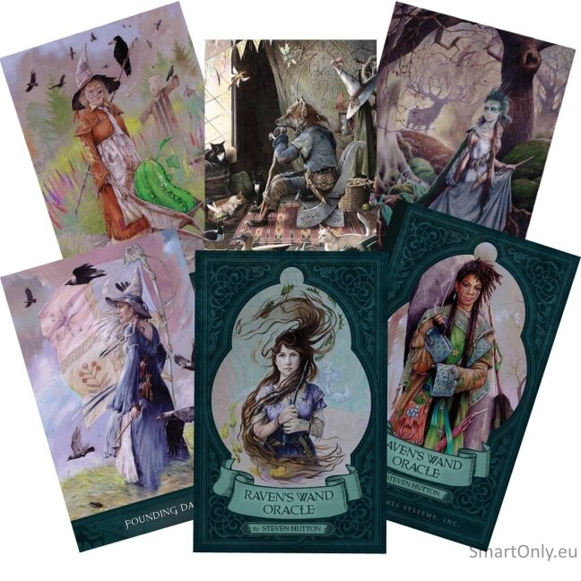 Raven's Wand Oracle kortos US Games Systems 11 Raven's Wand Oracle kortos US Games Systems 11