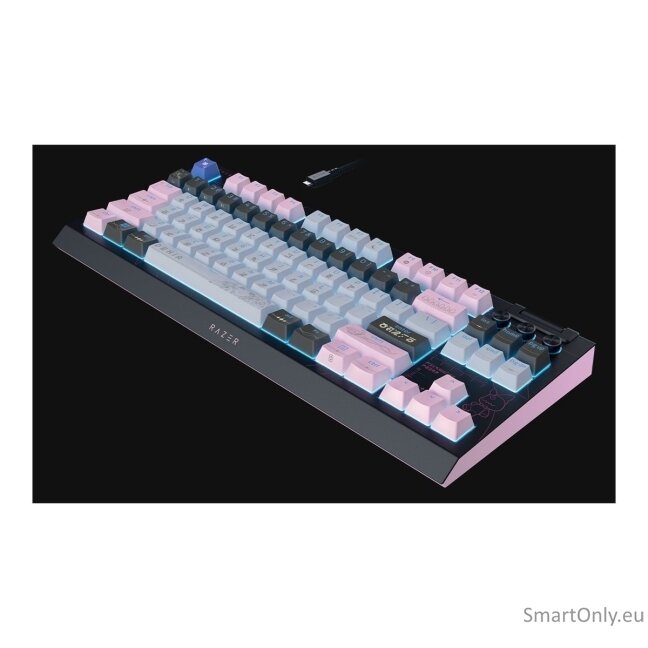 Razer | BlackWidow V4 Tenkeyless HyperSpeed | Gaming Keyboard | Wireless | US | Orange Switch | Wuthering Waves Edition 3