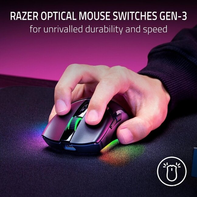Razer | Cobra Pro | Wireless | Wireless (2.4GHz and Bluetooth) | Black | Yes 4
