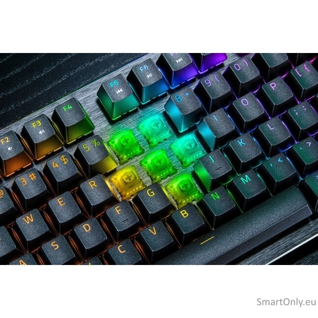Razer Hall Effect Magnetic Esports Keyboard | Huntsman V3 HE Magnetic Tenkeyless 8KHz | Keyboard | Wireless | US | Razer Hall Effect Magnetic Switches 3