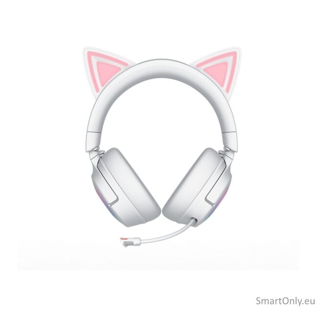 Razer Headset | Kraken Kitty V3 Pro | Bluetooth | Over-ear | Microphone | Wireless | White 1 Razer Headset | Kraken Kitty V3 Pro | Bluetooth | Over-ear | Microphone | Wireless | White 1