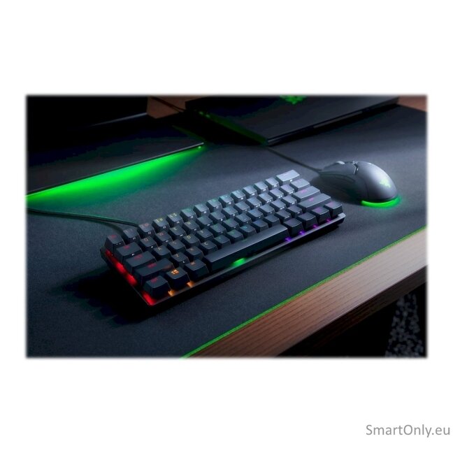 Razer Huntsman Mini 60% Gaming keyboard Opto-Mechanical Purple Switch RGB LED light NORD Wired 10