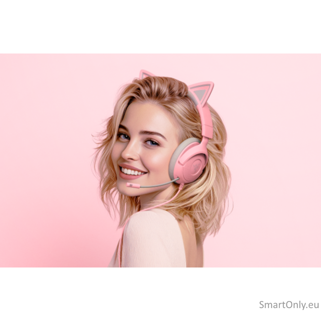 Razer Kraken Kitty V3 X Headset, Quartz 5