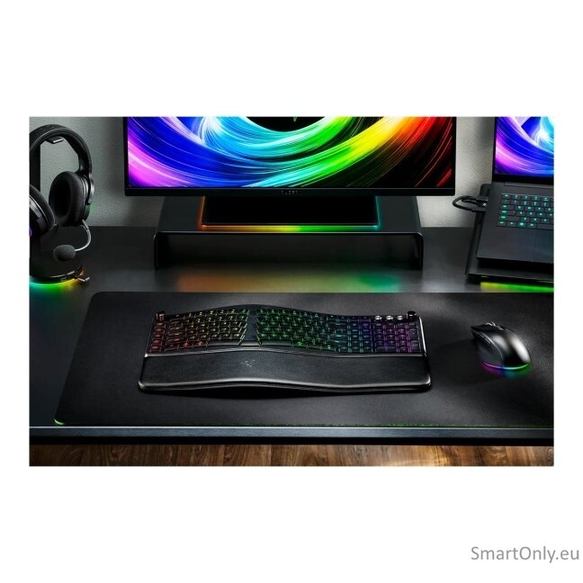 Razer Pro Type Ergo | Keyboard | Wireless | US | Bluetooth | Scissor-switch membrane 11