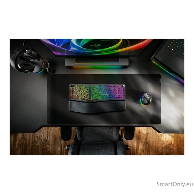Razer Pro Type Ergo | Keyboard | Wireless | US | Bluetooth | Scissor-switch membrane 12