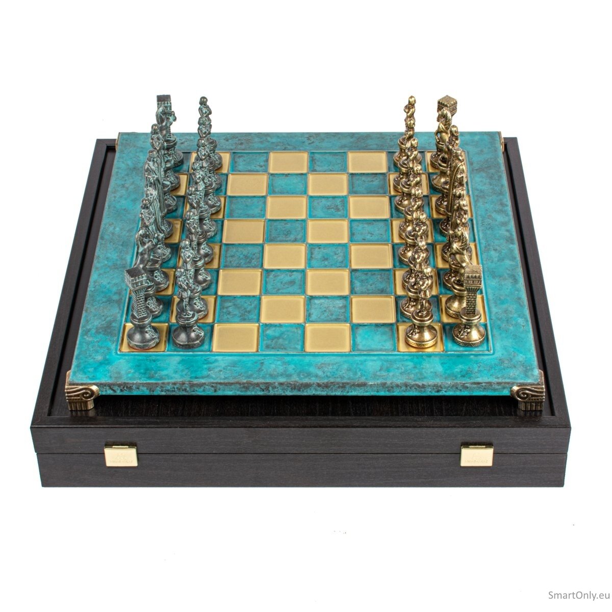 „Renaissance“ metalinių šachmatų rinkinys su 36cm šachmatų lenta Manopoulos 3 „Renaissance“ metalinių šachmatų rinkinys su 36cm šachmatų lenta Manopoulos 3