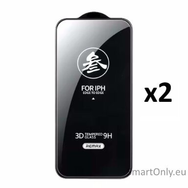 REMAX GL27 HD apsauginis telefono stiklas iPhone 16 6.1', 2 vnt. REMAX GL27 HD apsauginis telefono stiklas iPhone 16 6.1', 2 vnt.