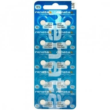 Renata 377 (SR626SW) batteries 10 pcs