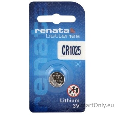 Renata CR1025 batteries 1pcs Renata CR1025 batteries 1pcs