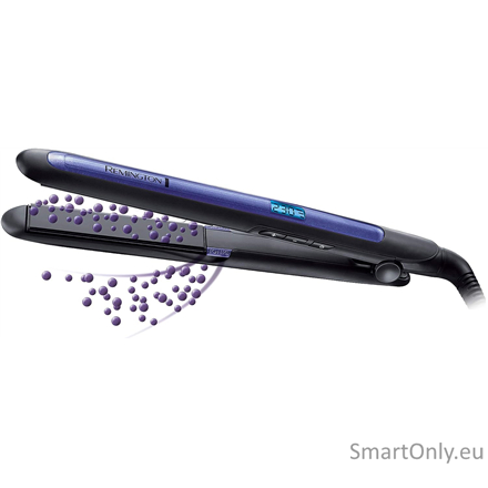 Remington | Pro-Ion Hair Straightener | S7710 | Ceramic heating system | Ionic function | Display Digital | Temperature (min) 150 °C | Temperature (max) 230 °C | Blue/Black 1