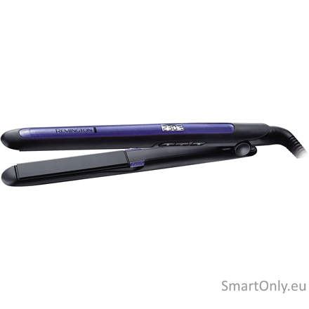 Remington | Pro-Ion Hair Straightener | S7710 | Ceramic heating system | Ionic function | Display Digital | Temperature (min) 150 °C | Temperature (max) 230 °C | Blue/Black Remington | Pro-Ion Hair Straightener | S7710 | Ceramic heating system | Ionic function | Display Digital | Temperature (min) 150 °C | Temperature (max) 230 °C | Blue/Black