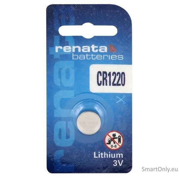 Renata CR1220 baterijos 1 vnt. Renata CR1220 baterijos 1 vnt.