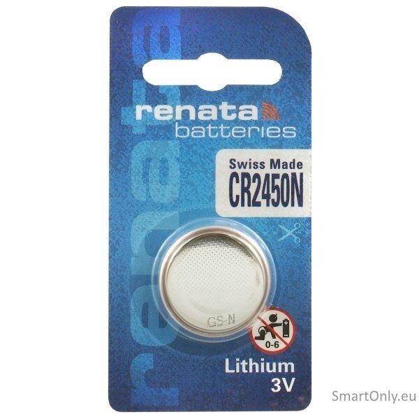 Renata CR2450N baterijos 1 vnt. Renata CR2450N baterijos 1 vnt.