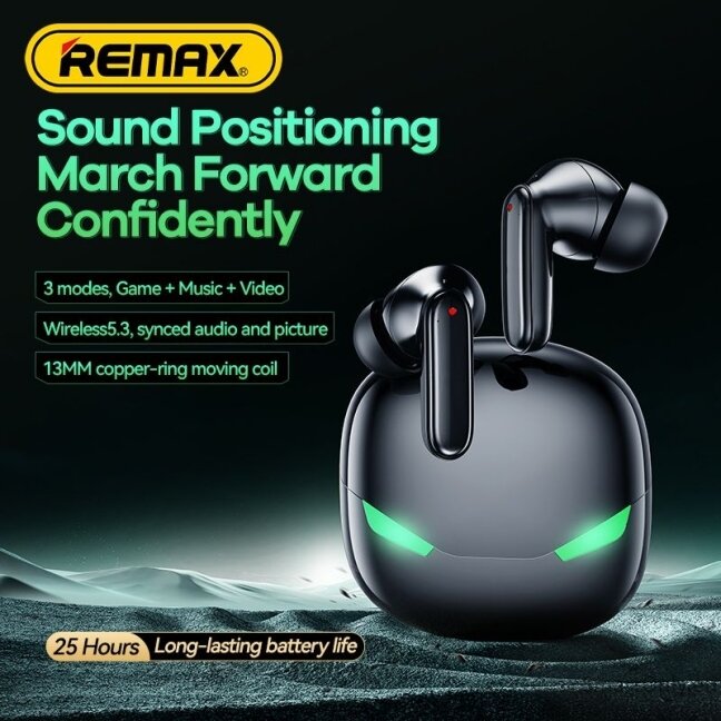 REMAX GameBuds G1 TWS belaidės ausinės White 4