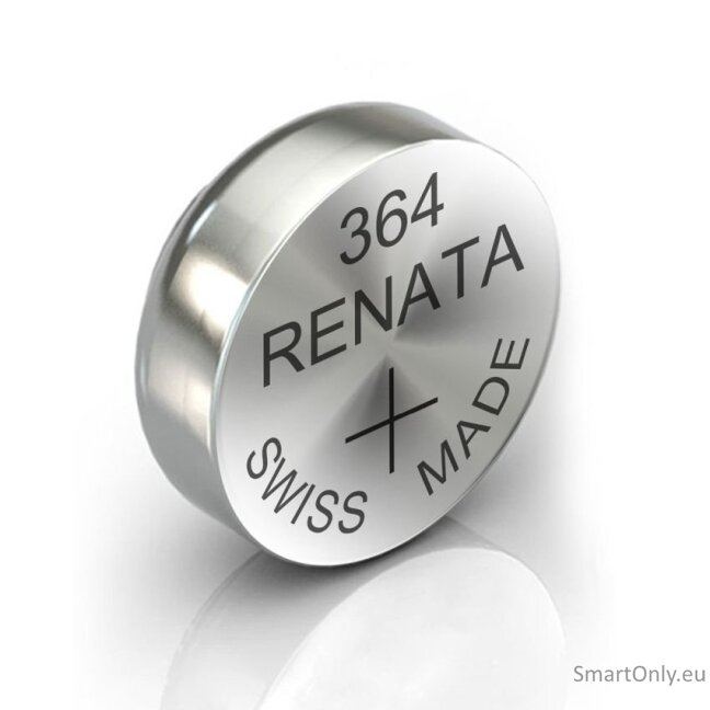 Renata 364 MP-E (SR621SW) baterijos 10 vnt. 2 Renata 364 MP-E (SR621SW) baterijos 10 vnt. 2