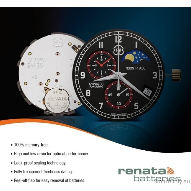 Renata 397 (SR726SW) baterijos 10 vnt. 5