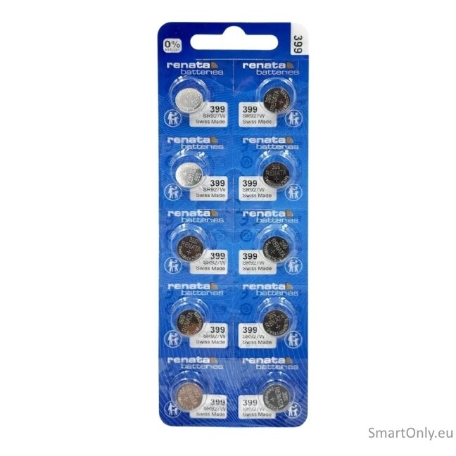 Renata 399 (SR727SW) baterijos 10 vnt.