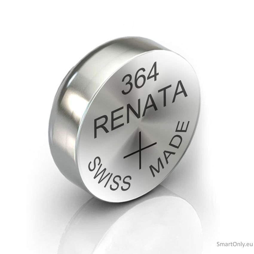 Renata 364 MP-E (SR621SW) baterijos 10 vnt. 2 Renata 364 MP-E (SR621SW) baterijos 10 vnt. 2
