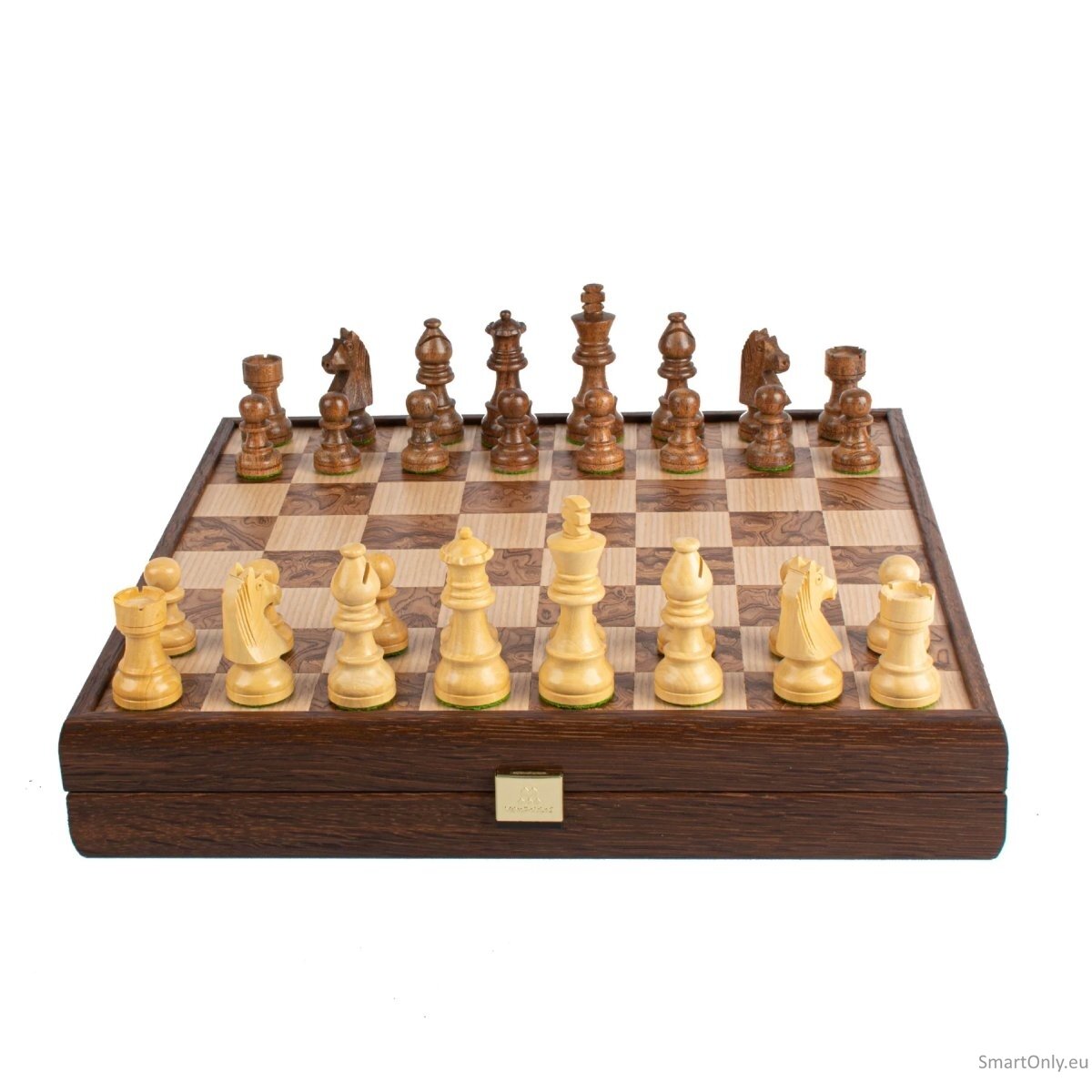 Riešutmedžsio Šachmatų rinkinys 35x35cm su Stauntono šachmatų figūrėlėmis Manopoulos Riešutmedžsio Šachmatų rinkinys 35x35cm su Stauntono šachmatų figūrėlėmis Manopoulos