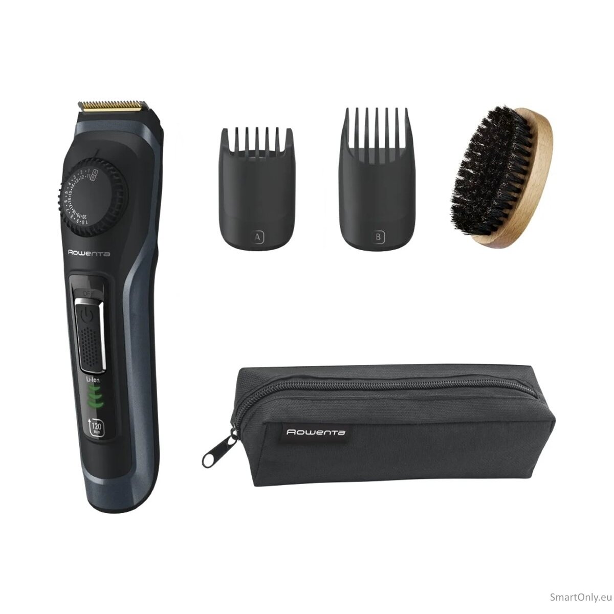 Rowenta Beard Trimmer | TN3804E0 Virtuo | Cordless | Number of length steps 39 | Black/Blue 2 Rowenta Beard Trimmer | TN3804E0 Virtuo | Cordless | Number of length steps 39 | Black/Blue 2