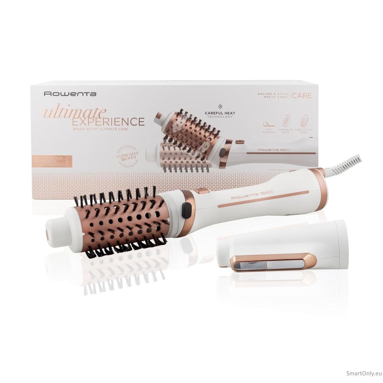 Rowenta Hair Styling Comb | CF9720 Ultimate | Ion conditioning | 700 W | White 1