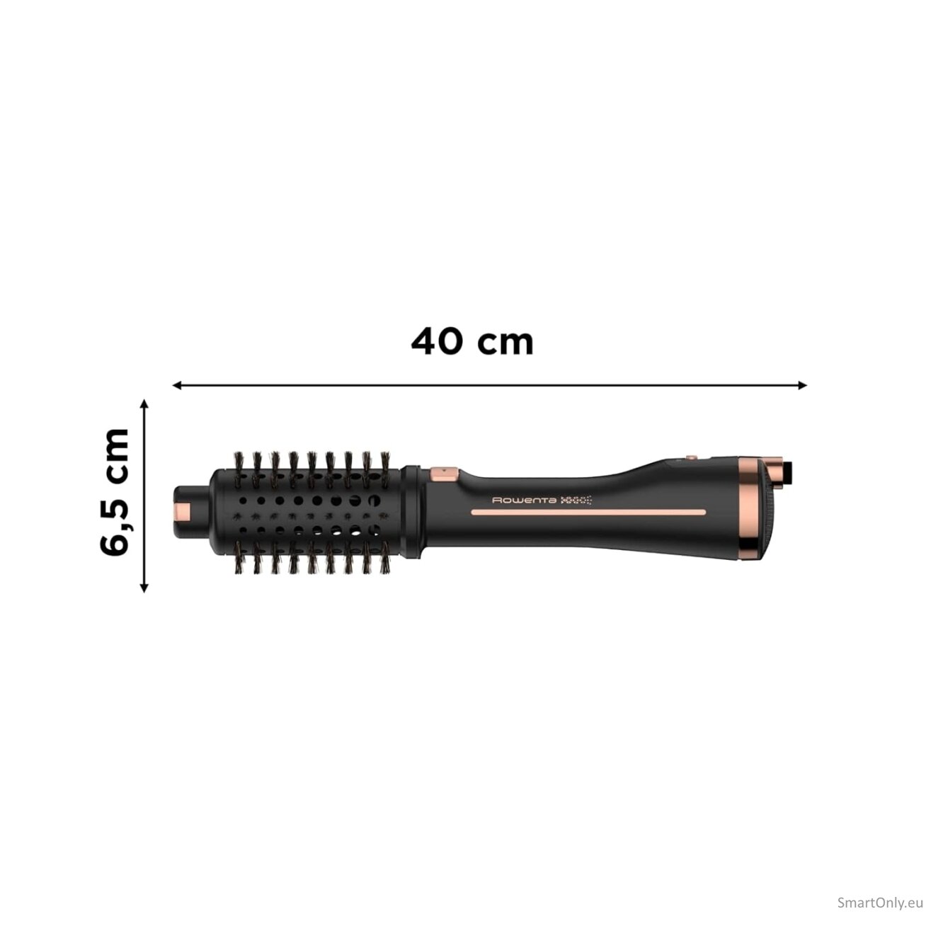 Rowenta | Styling Hair Brush | CF9620 | Temperature (max) 80 °C | Number of heating levels 3 | Black/Gold Rose 1