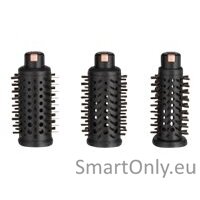Rowenta | Styling Hair Brush | CF9620 | Temperature (max) 80 °C | Number of heating levels 3 | Black/Gold Rose 11 Rowenta | Styling Hair Brush | CF9620 | Temperature (max) 80 °C | Number of heating levels 3 | Black/Gold Rose 11