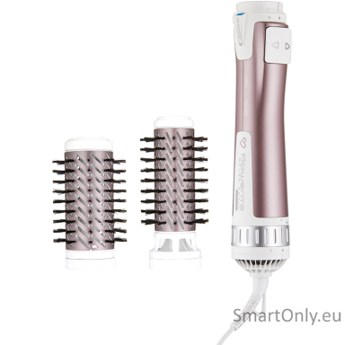 Rowenta | ACTIV PREMIUM CARE Hair Brush | CF9540 | Ceramic heating system | Ion conditioning | Barrel diameter 40 - 50 mm | Number of heating levels 2 | 1000 W | Styling comb | Metal cinnamon pink Rowenta | ACTIV PREMIUM CARE Hair Brush | CF9540 | Ceramic heating system | Ion conditioning | Barrel diameter 40 - 50 mm | Number of heating levels 2 | 1000 W | Styling comb | Metal cinnamon pink